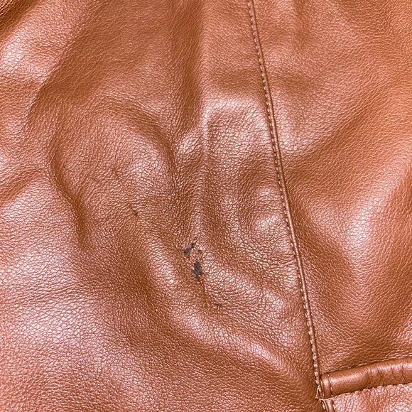 Dynamite, faux leather, brown, like new - Picture 2 of 2